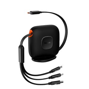 Baseus Traction Series Retractable 3-in-1 Fast Charging Cable