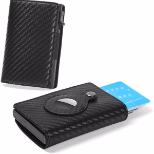 POP-UP ALLUMINUM ALLOY WALLET BLACK
